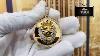 10kt Yellow Gold Mens Round Diamond Lion Head Animal Charm Pendant 0 32 Cttw