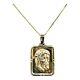 18ct 18k Yellow Gold Jesus Head Face Oblong Shaped Pendant 2.90 Grams. Brand New