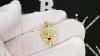 Lion Head Cz Mini Real 10k Yellow Gold Pendant Solid Gold Jewelry