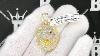 Lion Head Diamond 1 65 Carat Pendant 10k Yellow Gold Real Hip Hop Jewelry