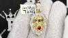 Lion Head Diamond Pendant 45cttw 10k Yellow Gold Hip Hop Bling Iced Out Jewelry