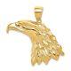 Real 14kt Yellow Gold Eagle Head Pendant