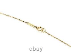 Tiffany & Co. Peretti 18k Yellow Gold Panther Head Pendant Necklace